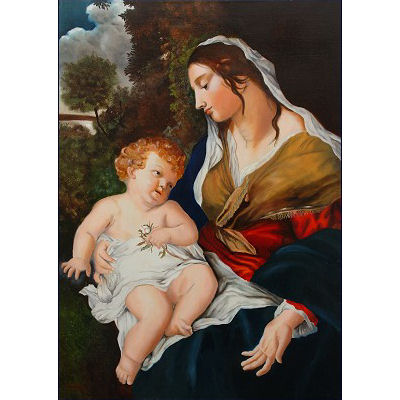 Madonna con bambino (copia Pietro da Cortona)