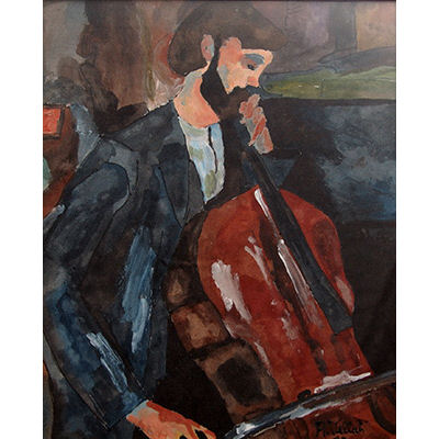 Il suonatore (Tributo a Modigliani)